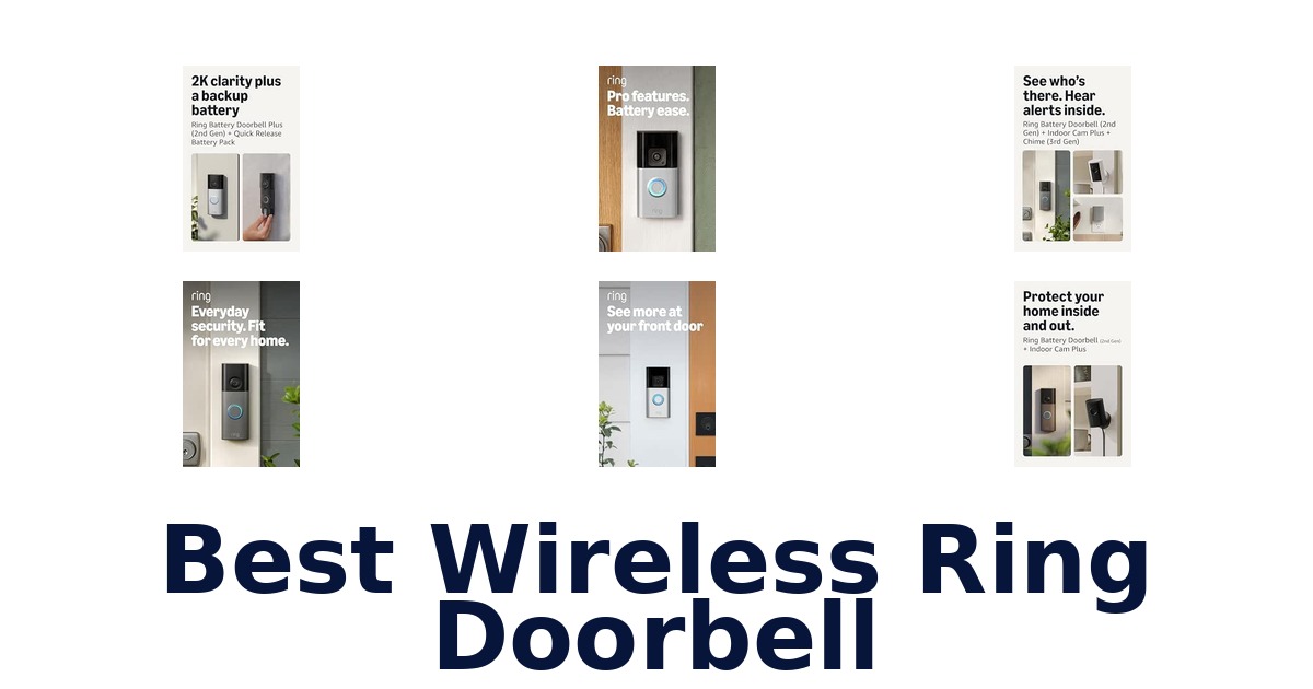 Best Wireless Ring Doorbell