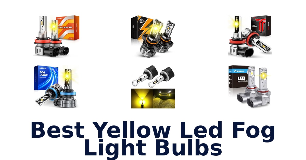 Best Yellow Led Fog Light Bulbs