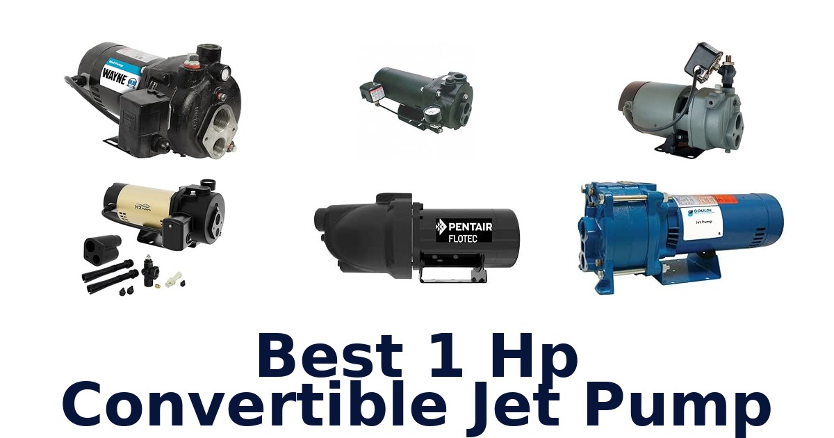 Best 1 Hp Convertible Jet Pump