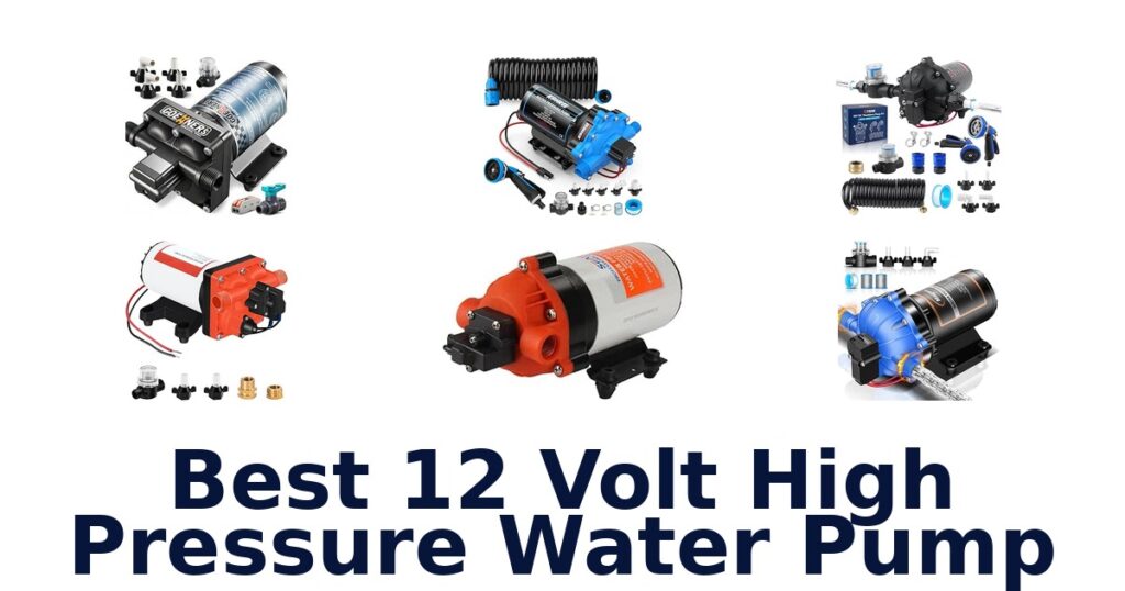Best 12 Volt High Pressure Water Pump