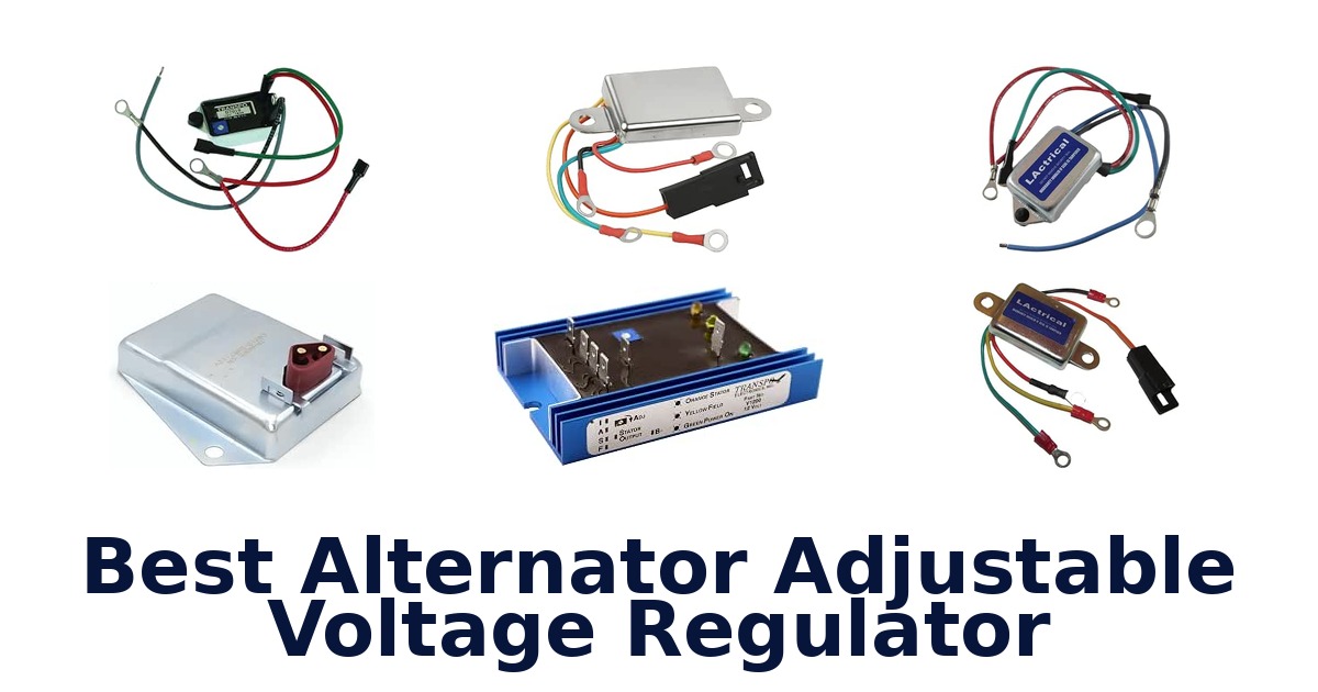 Best Alternator Adjustable Voltage Regulator