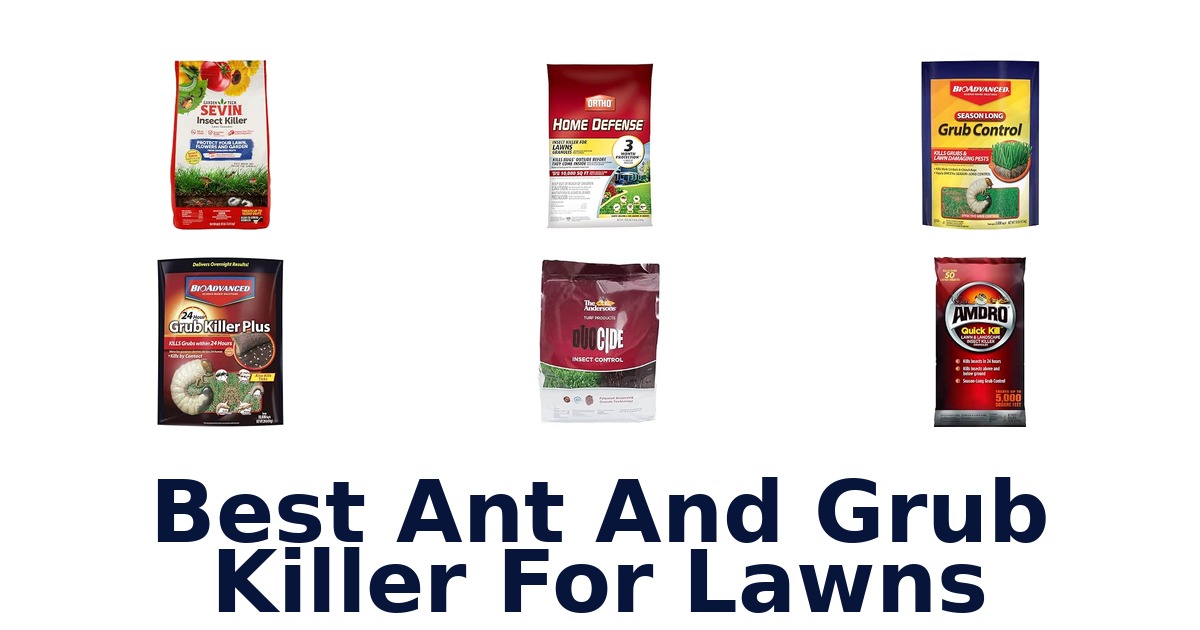Best Ant And Grub Killer For Lawns