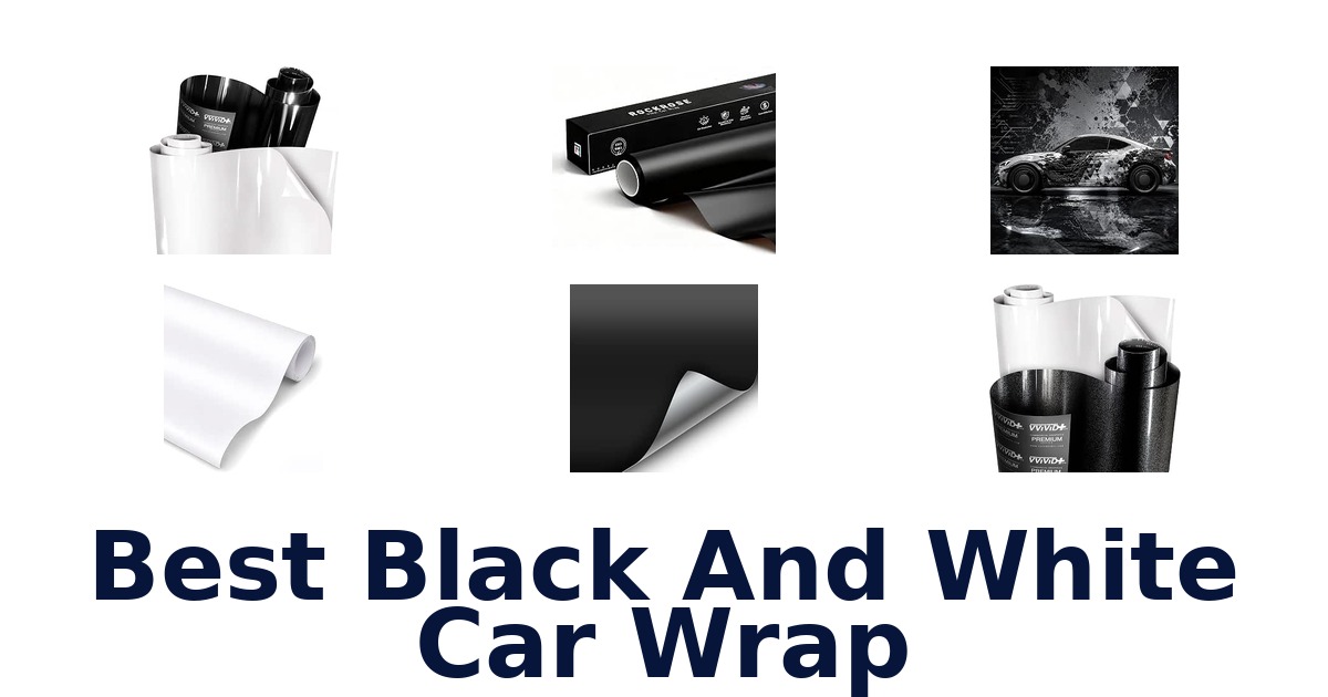 Best Black And White Car Wrap