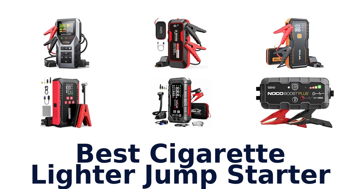 Best Cigarette Lighter Jump Starter