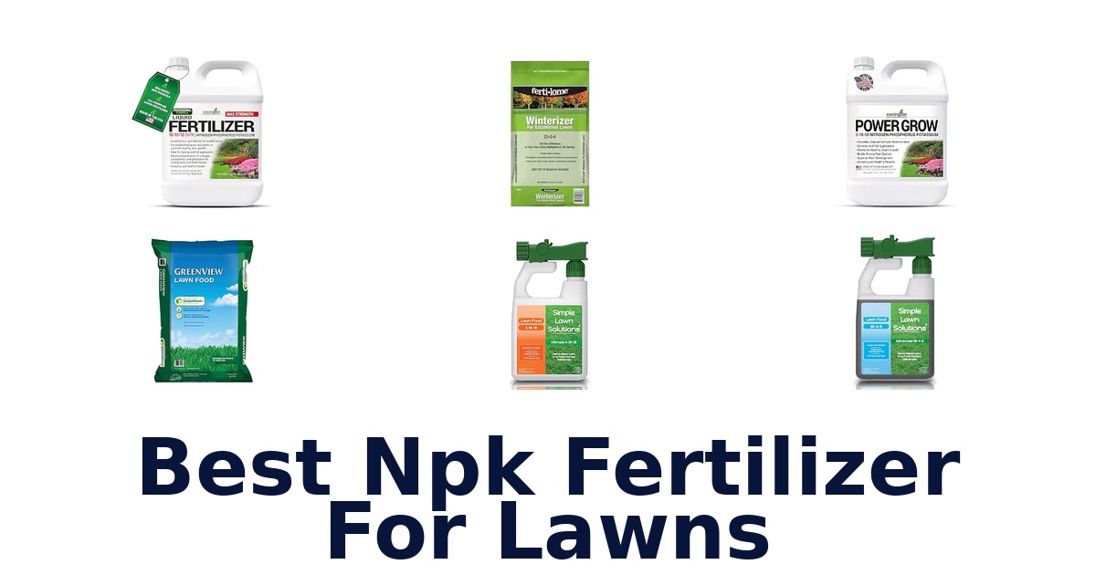 Best Npk Fertilizer For Lawns