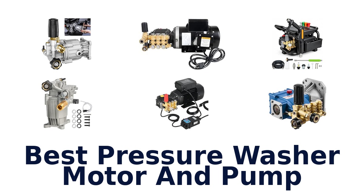 Best Pressure Washer Motor And Pump