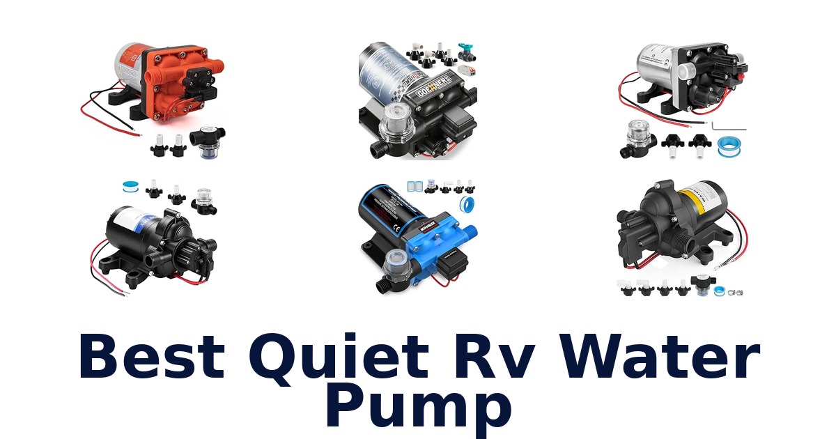 Best Quiet RV Water Pump