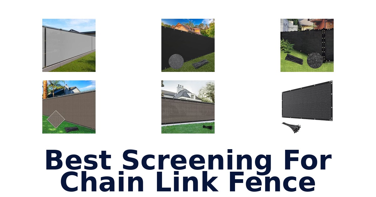 Best Screening For Chain Link Fence