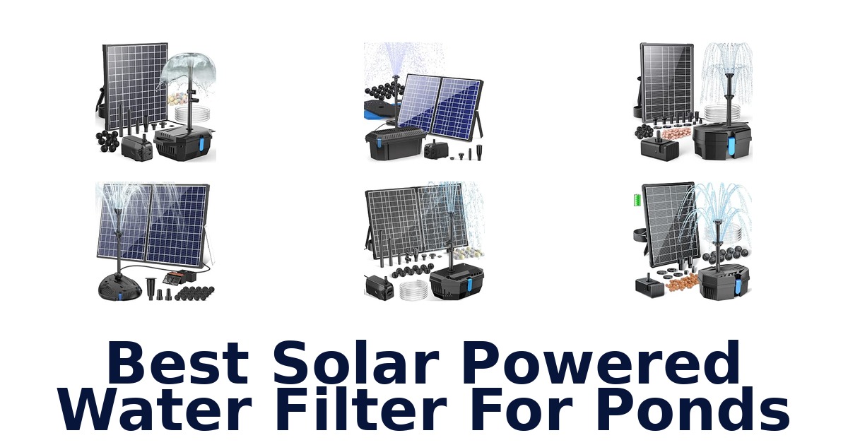Best Solar Powered Water Filter For Ponds