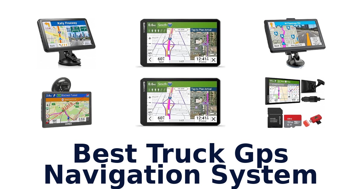 Best Truck Gps Navigation System